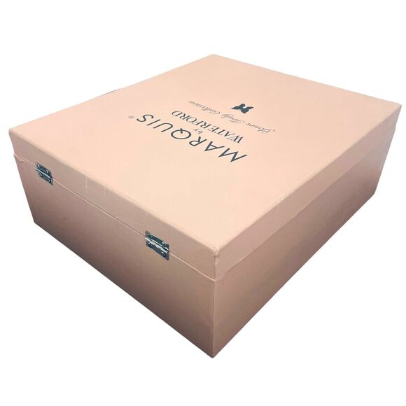 Waterford Matquis NEW 2 Boxed Etched Champagne Flutes Yours Truly Collection - Picture 5 of 11